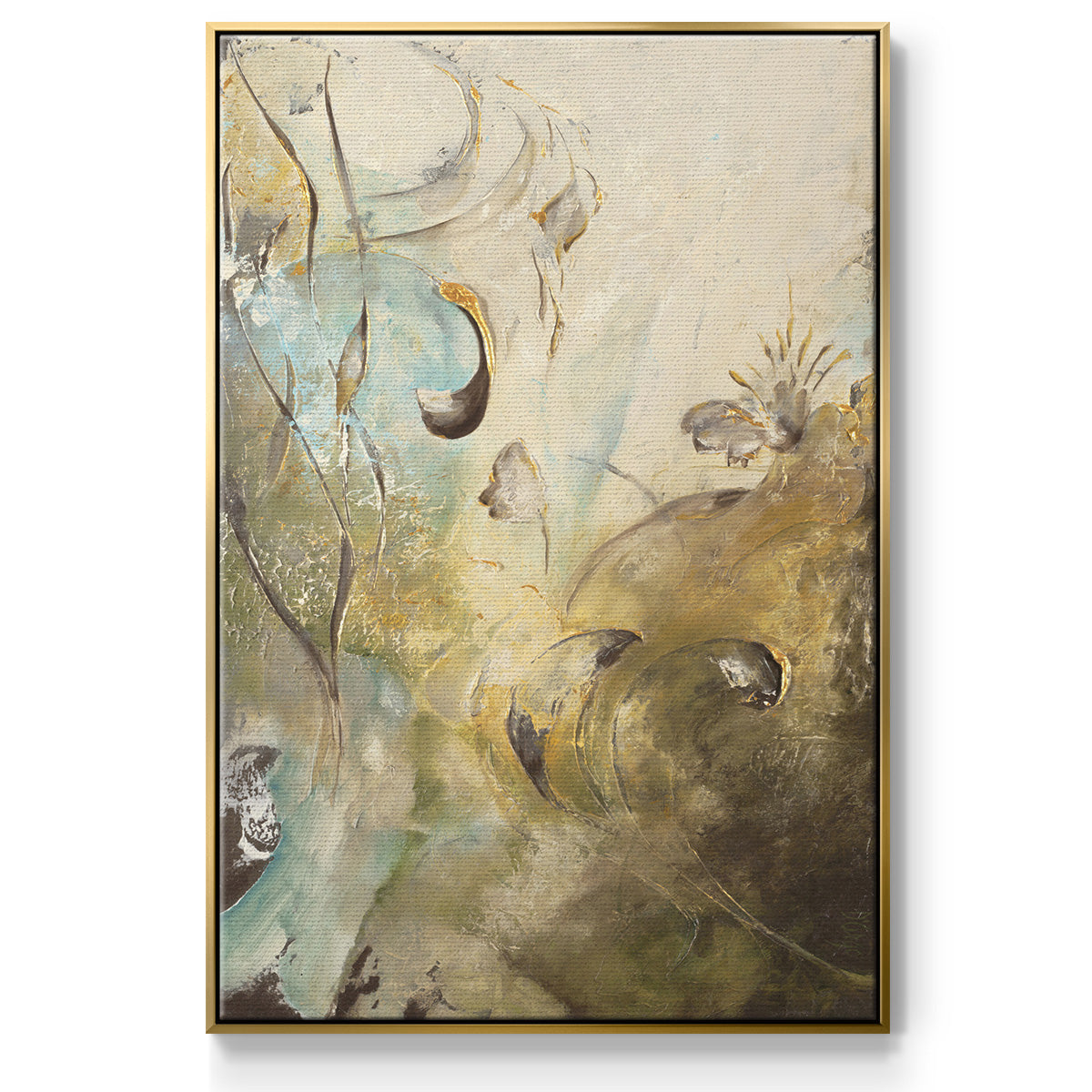 Enchanted Garden II - Floater Framed Canvas Print