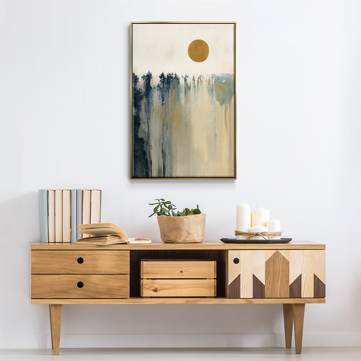 Equilibrium - Floater Framed Canvas Print