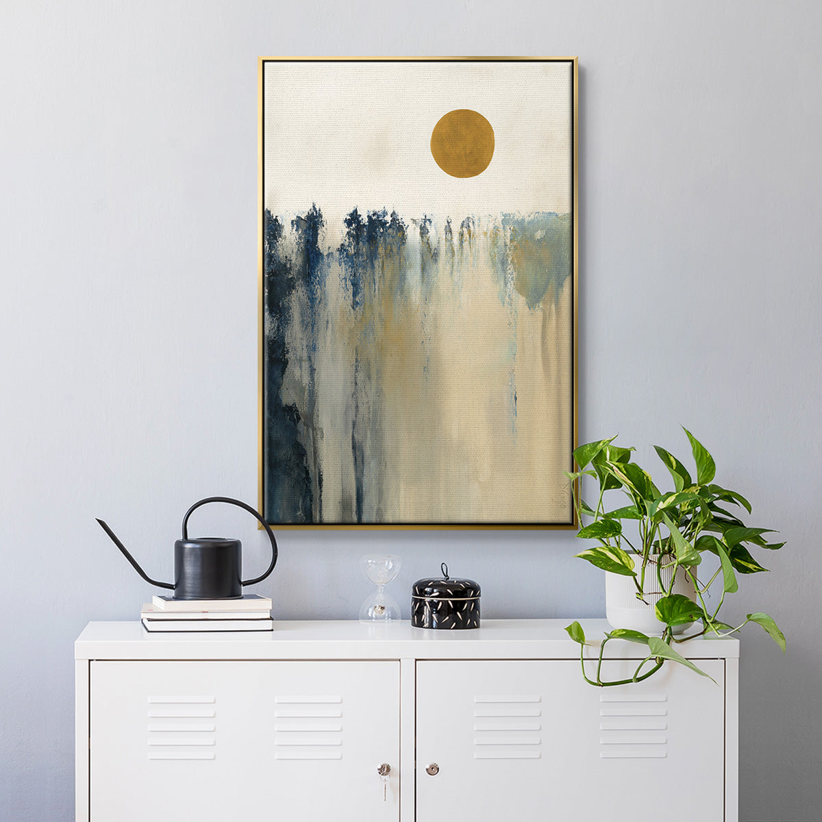 Equilibrium - Floater Framed Canvas Print