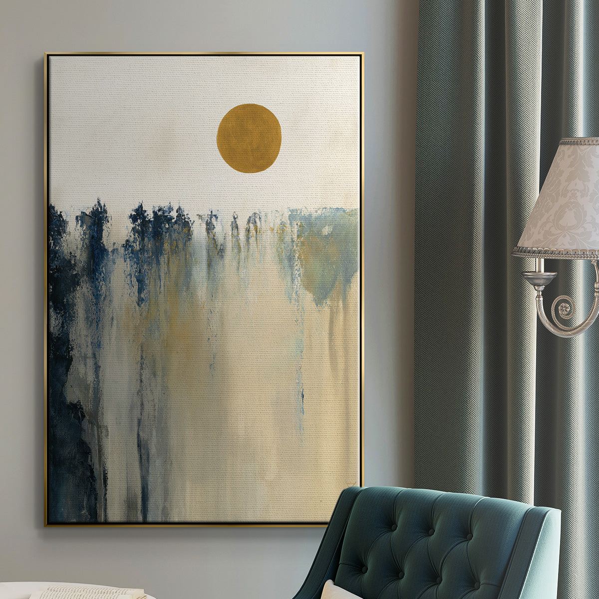 Equilibrium - Floater Framed Canvas Print