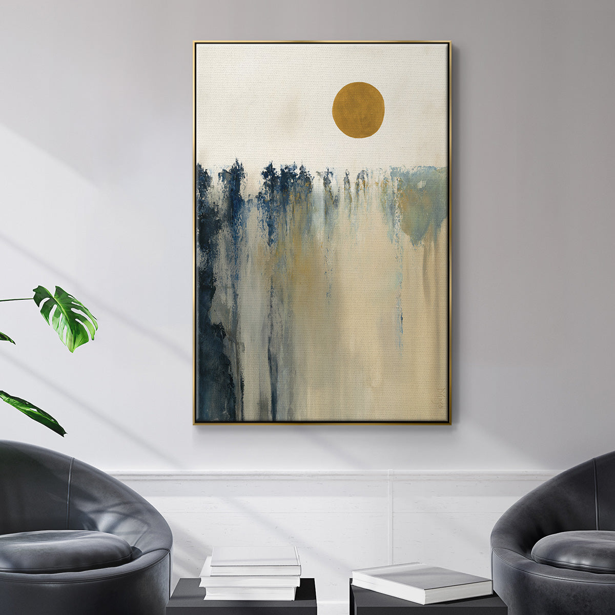 Equilibrium - Floater Framed Canvas Print