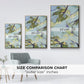 Aqua Sky - Floater Framed Canvas Print