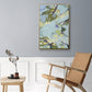 Aqua Sky - Floater Framed Canvas Print