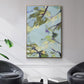 Aqua Sky - Floater Framed Canvas Print