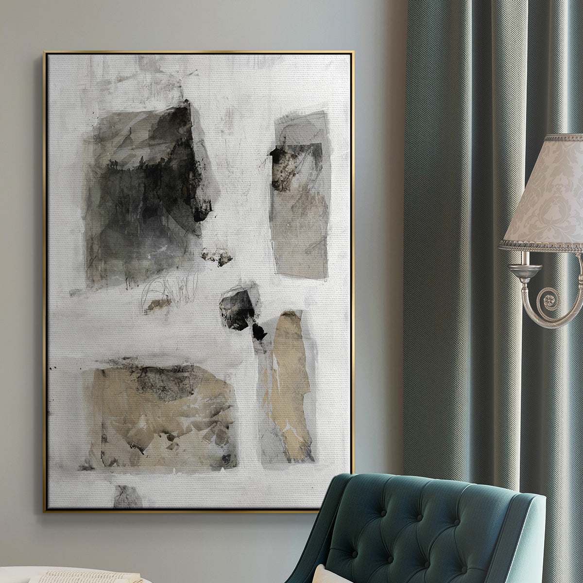 A Simple Love I V30 - Floater Framed Canvas Print