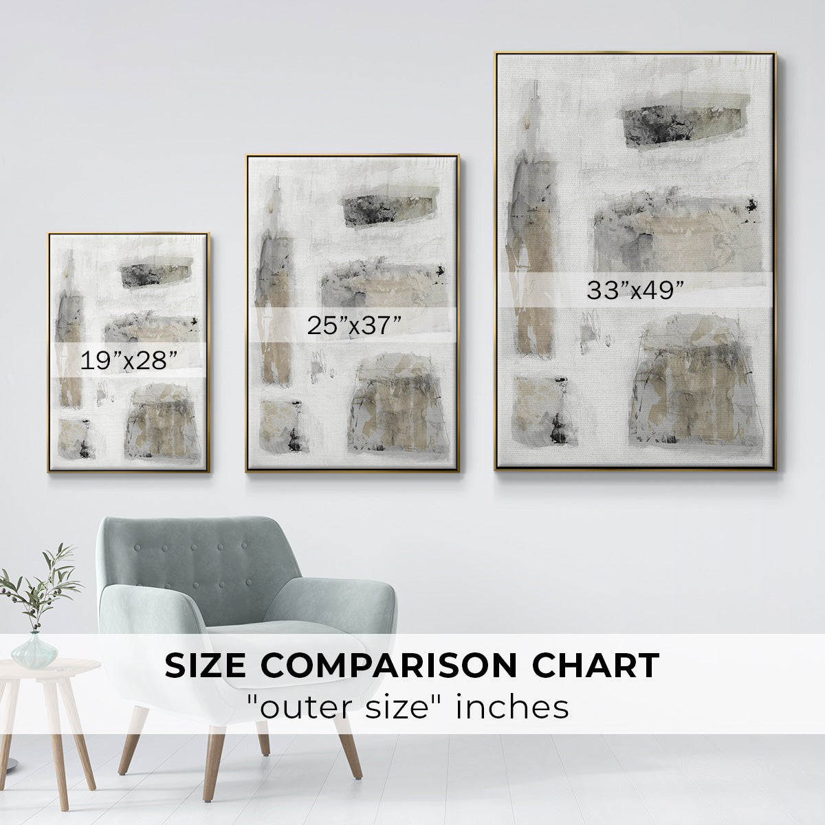 A Simple Love II V30 - Floater Framed Canvas Print