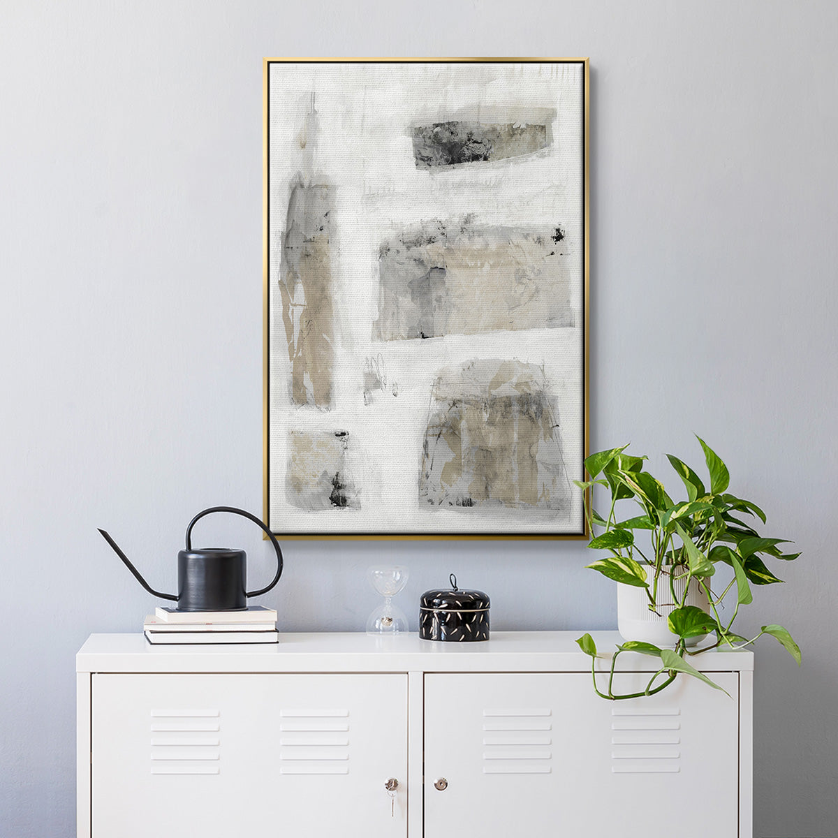 A Simple Love II V30 - Floater Framed Canvas Print
