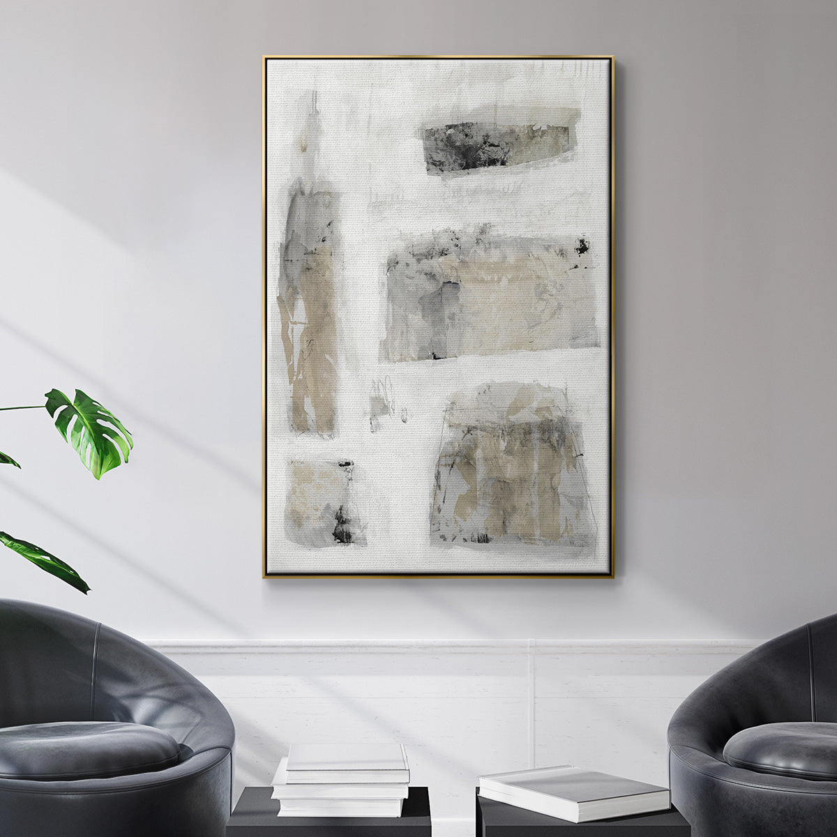 A Simple Love II V30 - Floater Framed Canvas Print