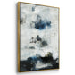 Black & Blue - Floater Framed Canvas Print