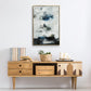 Black & Blue - Floater Framed Canvas Print