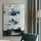Black & Blue - Floater Framed Canvas Print