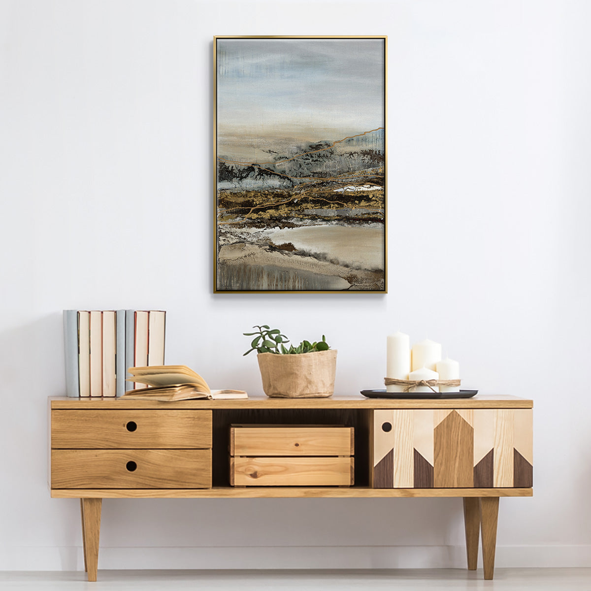 Annual Journey - Floater Framed Canvas Print