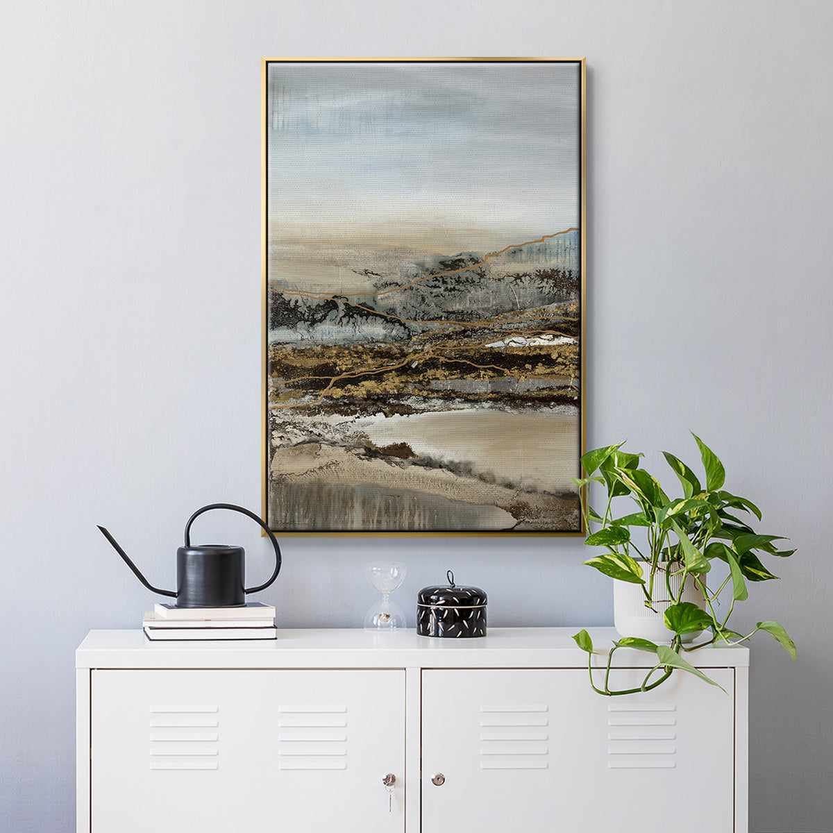 Annual Journey - Floater Framed Canvas Print