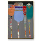Tall Tulips - Floater Framed Canvas Print