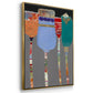 Tall Tulips - Floater Framed Canvas Print