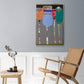 Tall Tulips - Floater Framed Canvas Print
