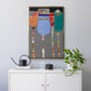 Tall Tulips - Floater Framed Canvas Print