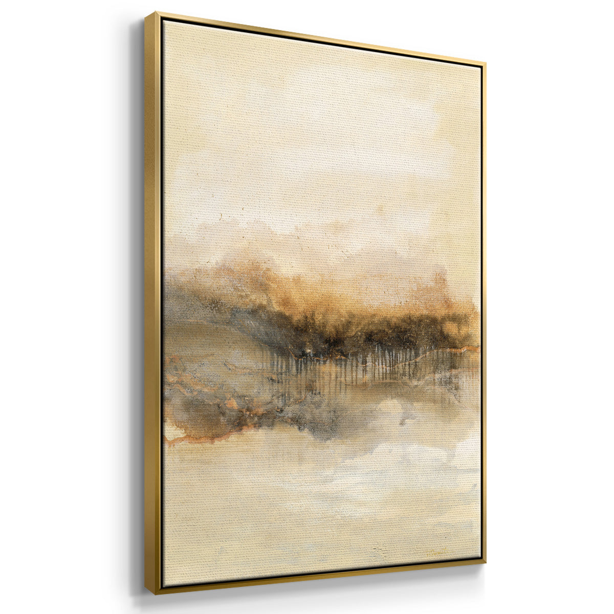 Keeping Secrets I - Floater Framed Canvas Print