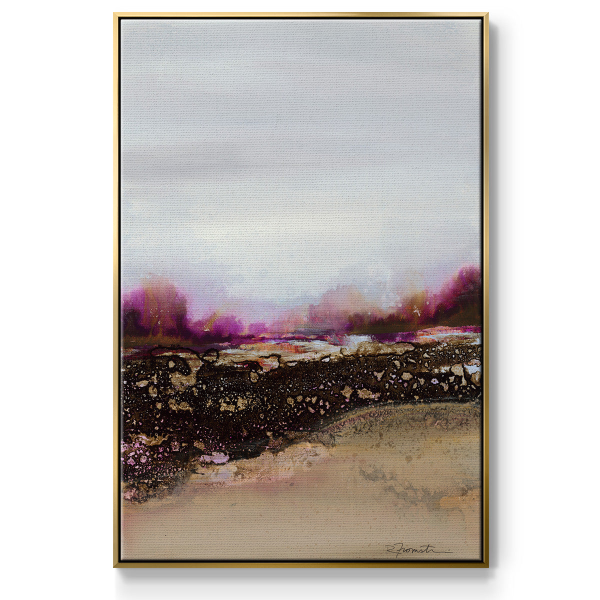 Reflections of My Mind - Floater Framed Canvas Print