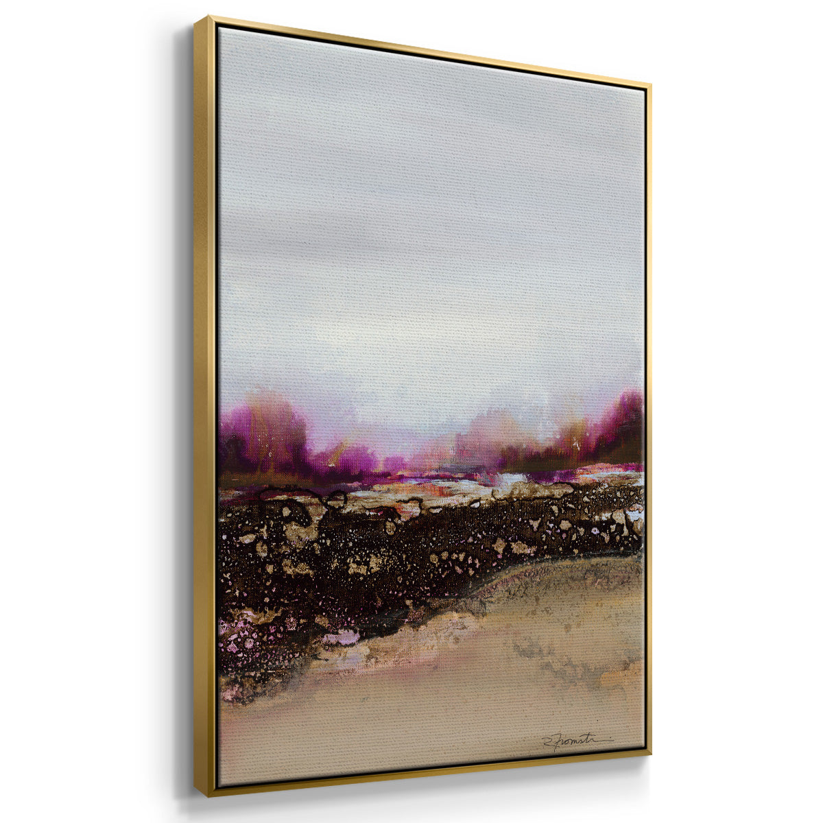 Reflections of My Mind - Floater Framed Canvas Print