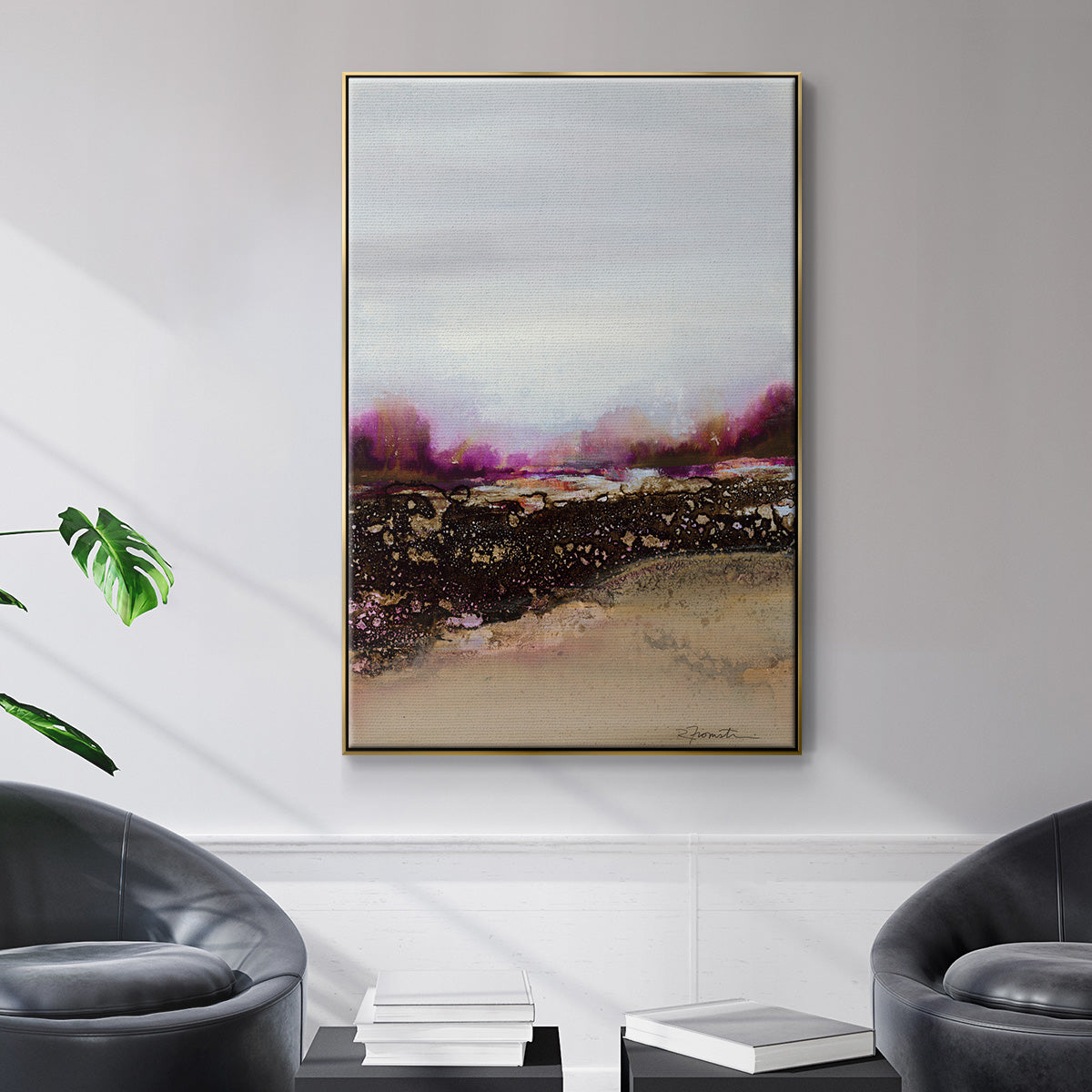 Reflections of My Mind - Floater Framed Canvas Print