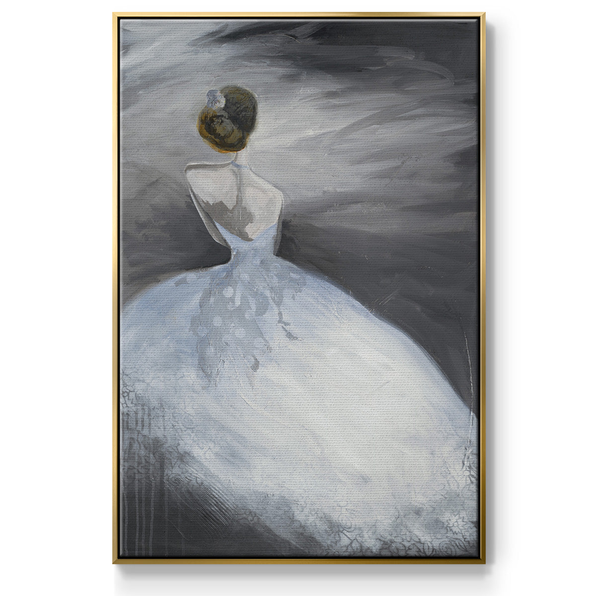 Off in the Distance - Floater Framed Canvas Print