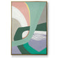 Merge Left - Floater Framed Canvas Print