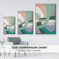 Merge Left - Floater Framed Canvas Print