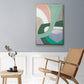 Merge Left - Floater Framed Canvas Print
