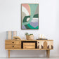 Merge Left - Floater Framed Canvas Print