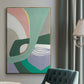 Merge Left - Floater Framed Canvas Print