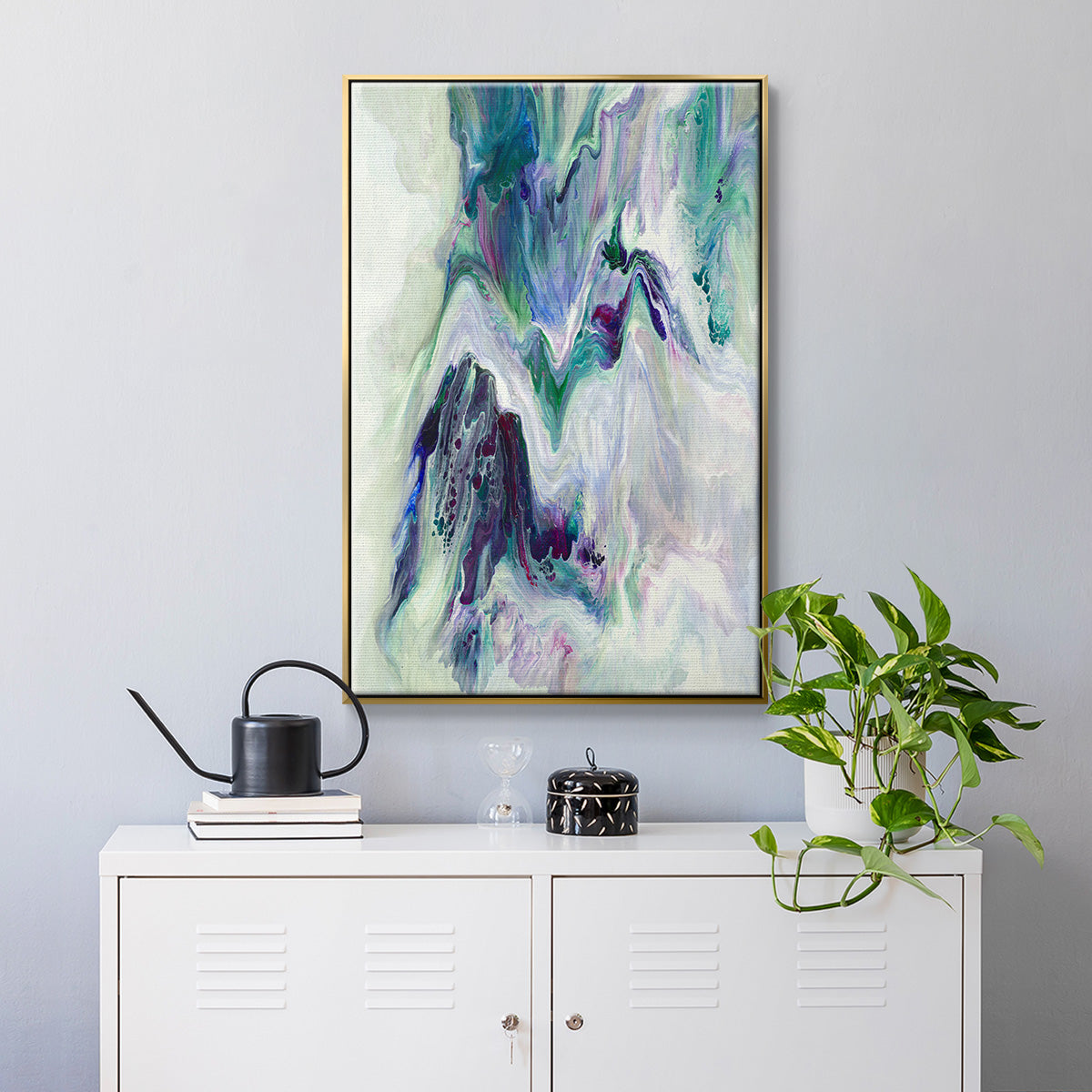 Wild River - Floater Framed Canvas Print