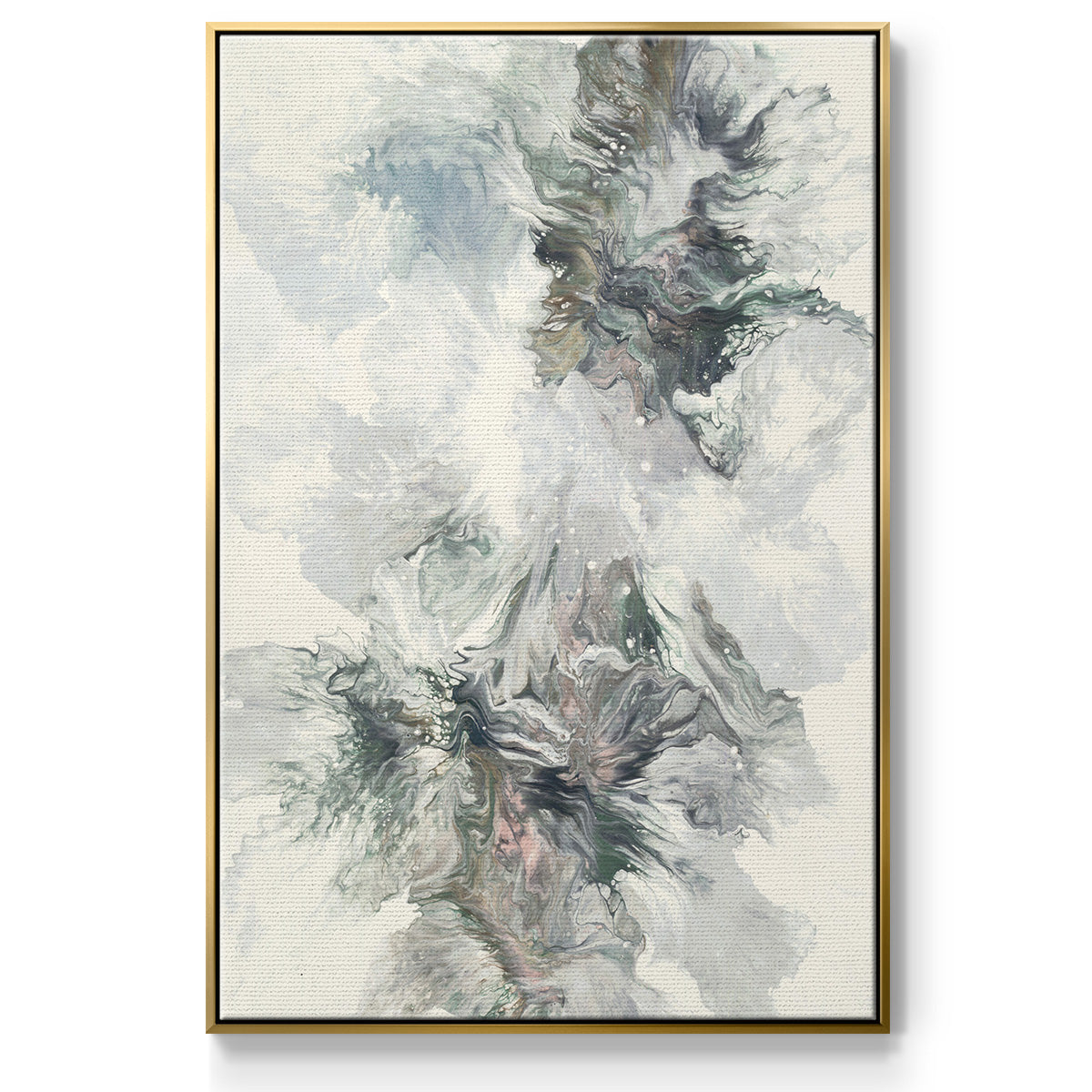 Dancing With Passion - Floater Framed Canvas Print