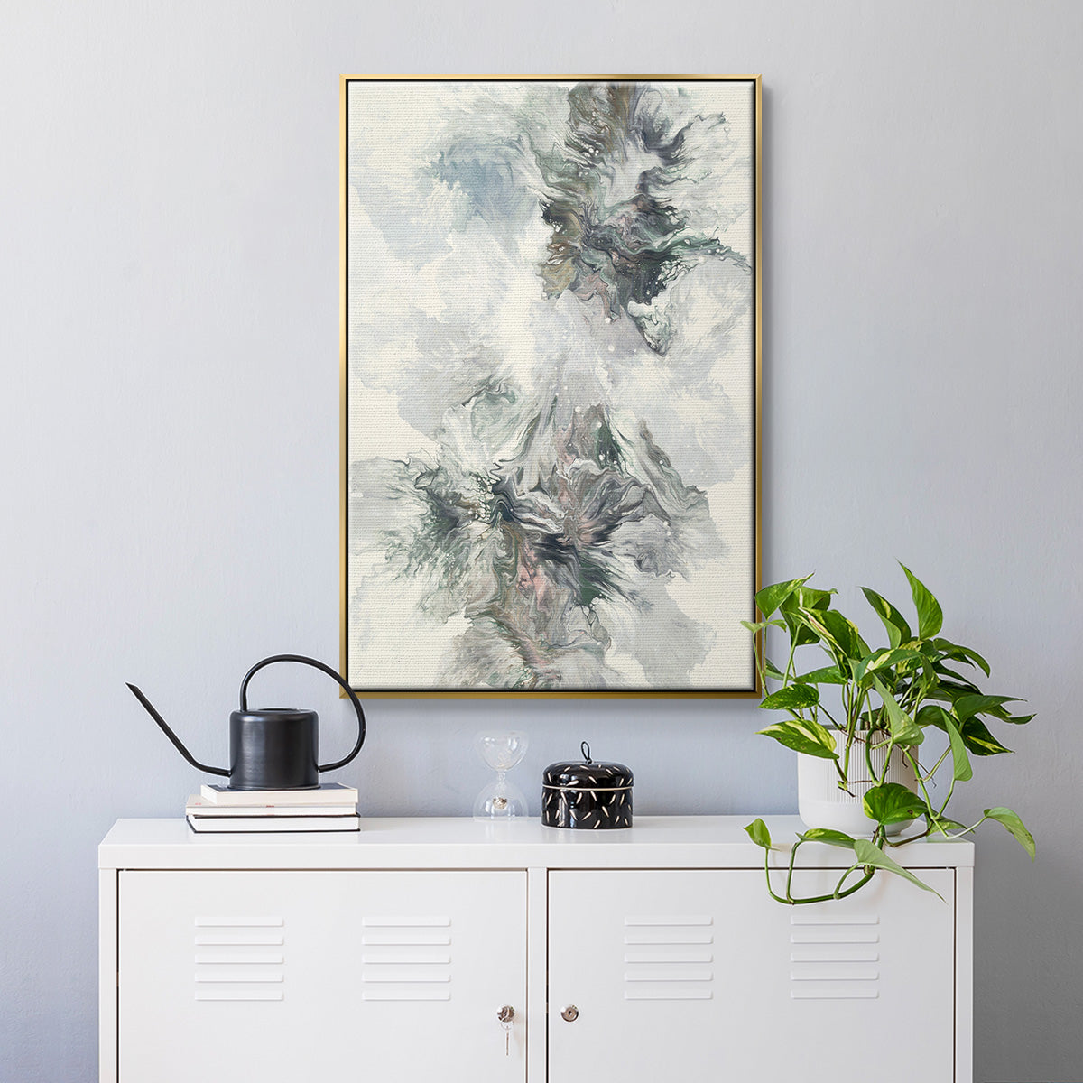 Dancing With Passion - Floater Framed Canvas Print