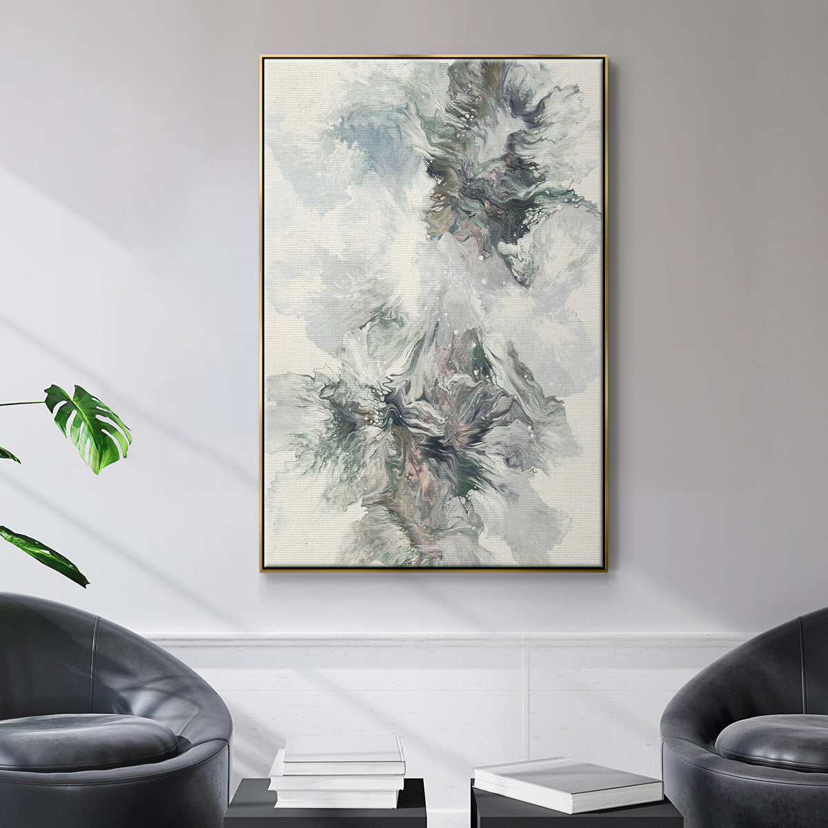 Dancing With Passion - Floater Framed Canvas Print