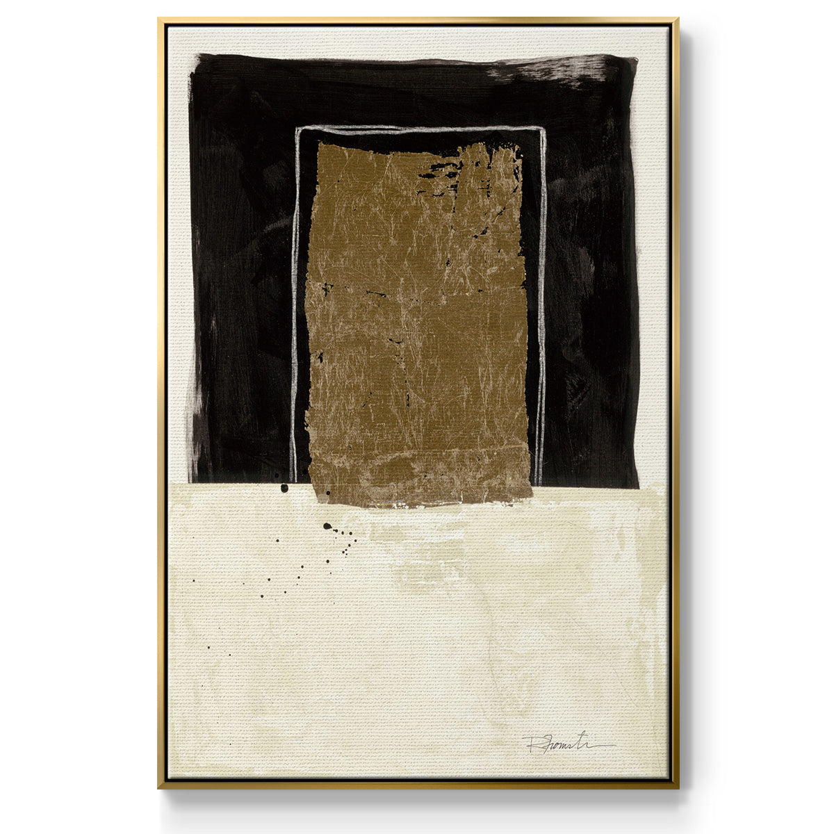 Standing Strong I - Floater Framed Canvas Print