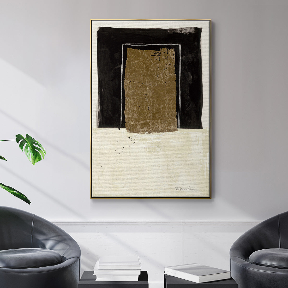 Standing Strong I - Floater Framed Canvas Print