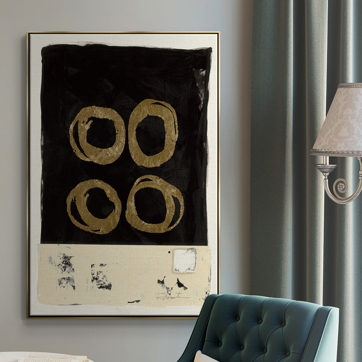 Standing Strong II - Floater Framed Canvas Print