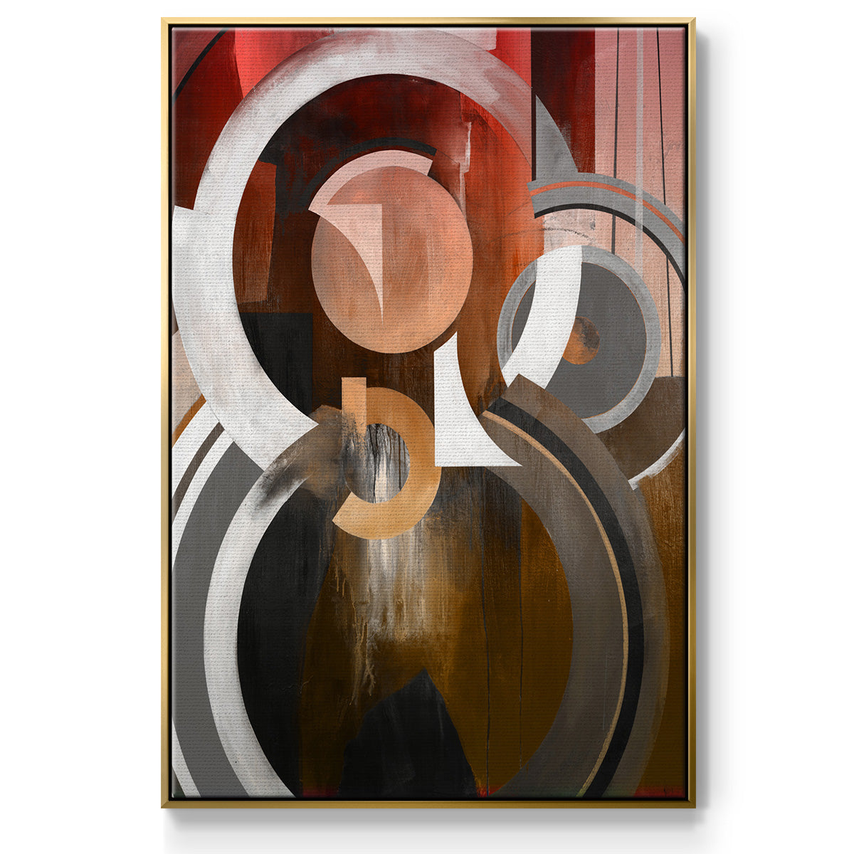 Focal - Floater Framed Canvas Print