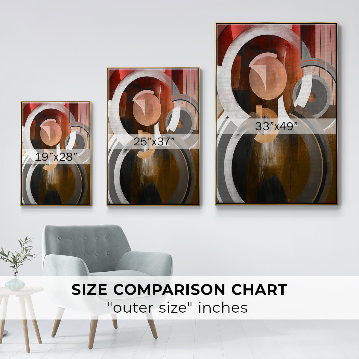 Focal - Floater Framed Canvas Print