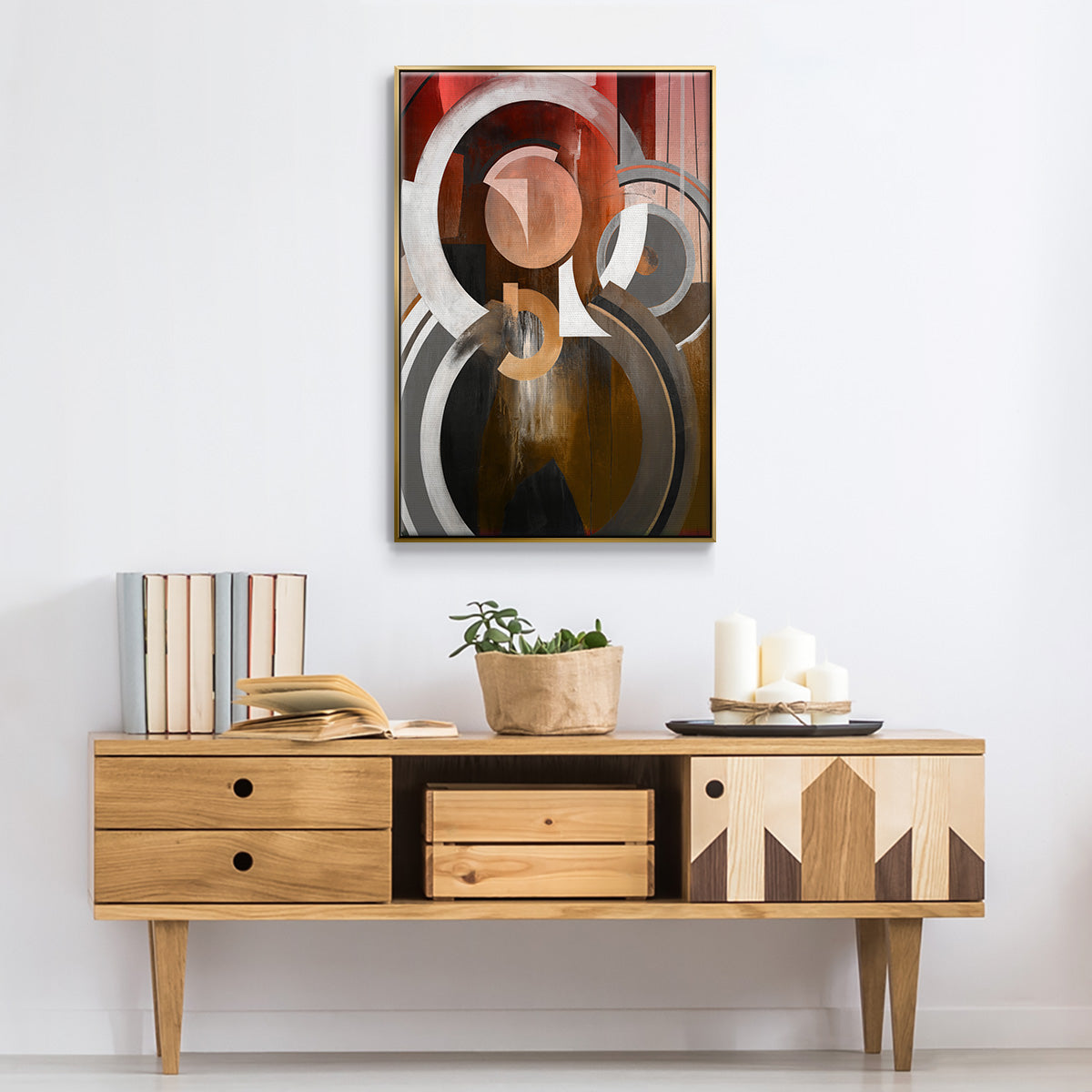 Focal - Floater Framed Canvas Print