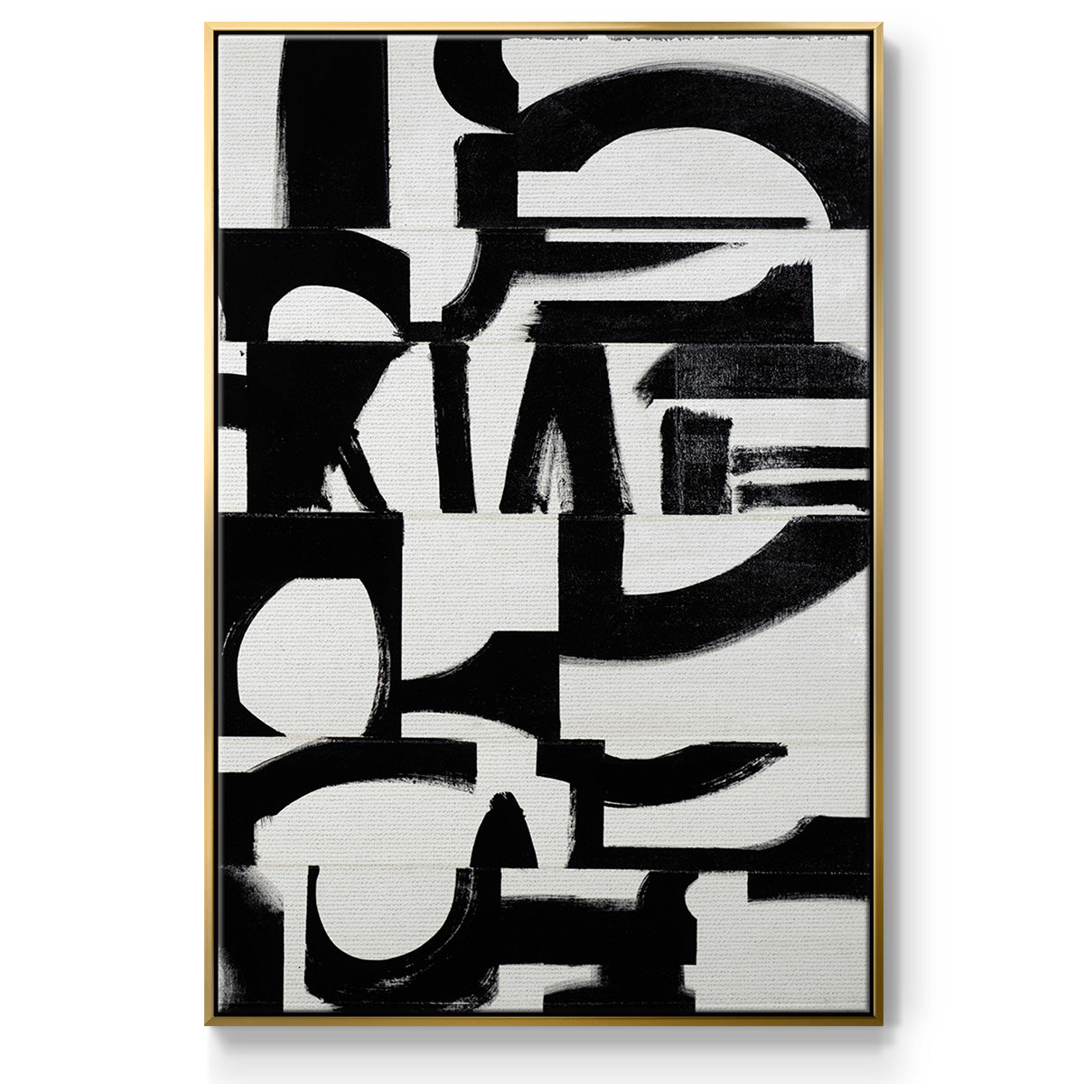 Prosperous Elements V10 - Floater Framed Canvas Print