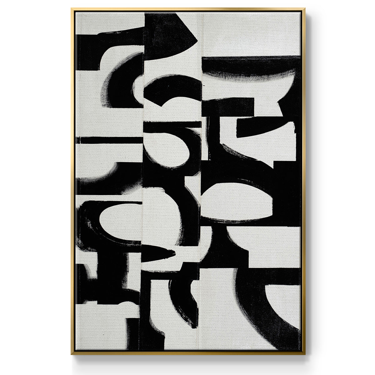 Prosperous Elements V9 - Floater Framed Canvas Print