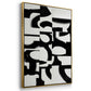 Prosperous Elements V9 - Floater Framed Canvas Print