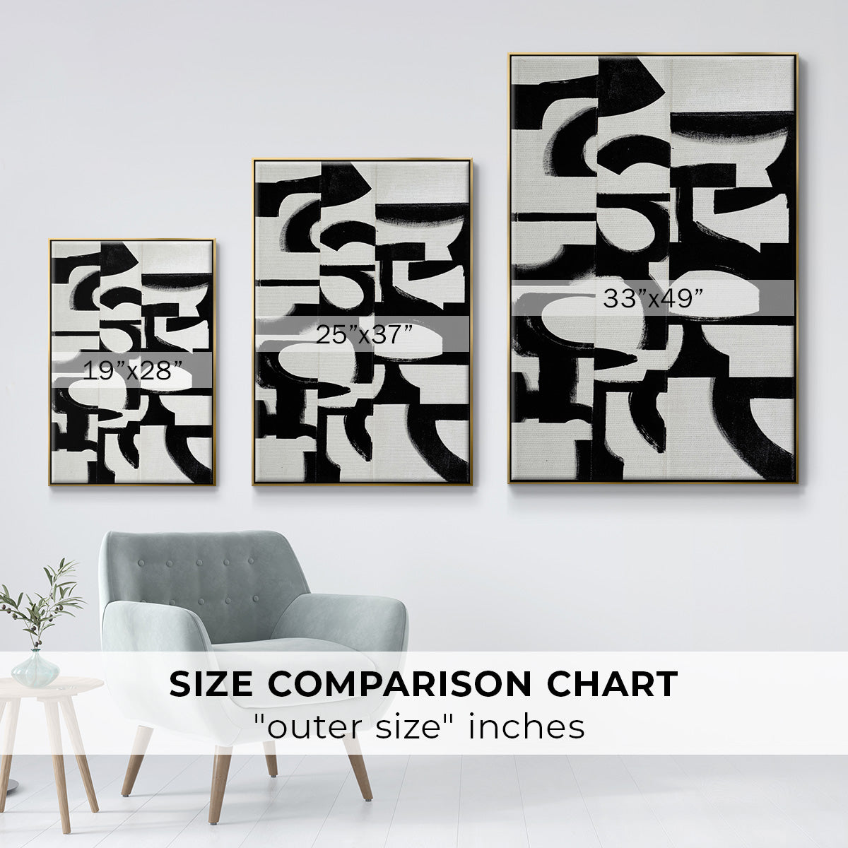 Prosperous Elements V9 - Floater Framed Canvas Print
