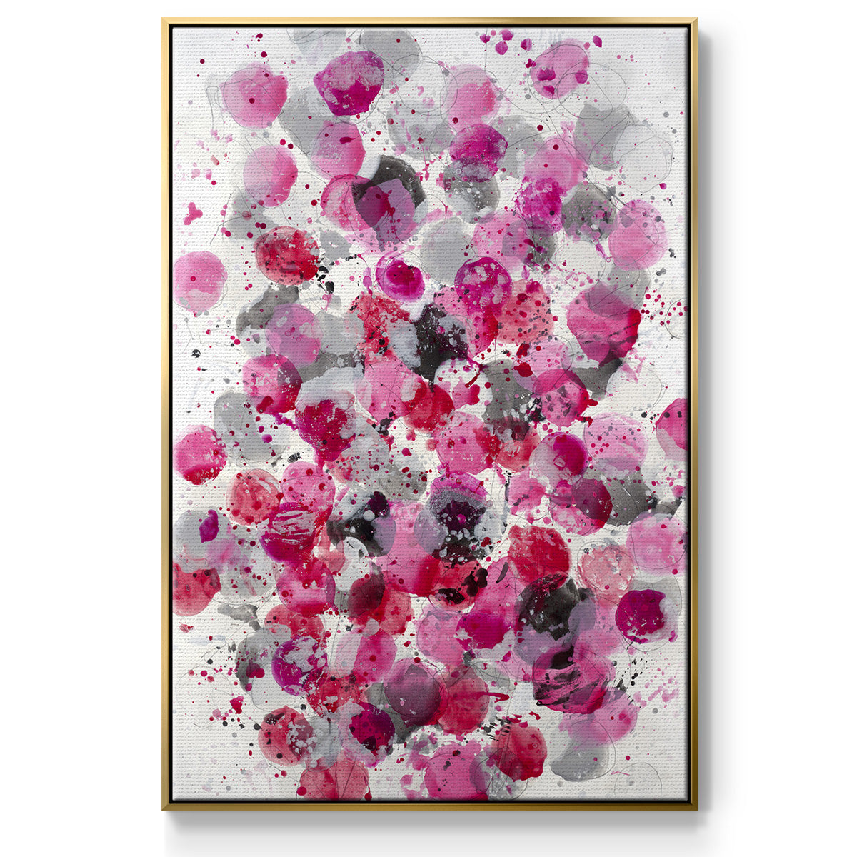 Bouquet - Floater Framed Canvas Print