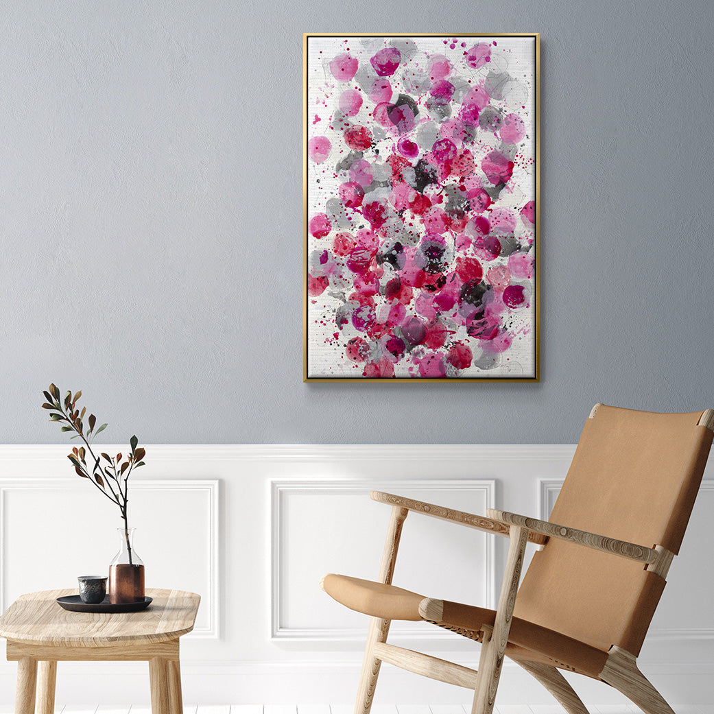 Bouquet - Floater Framed Canvas Print