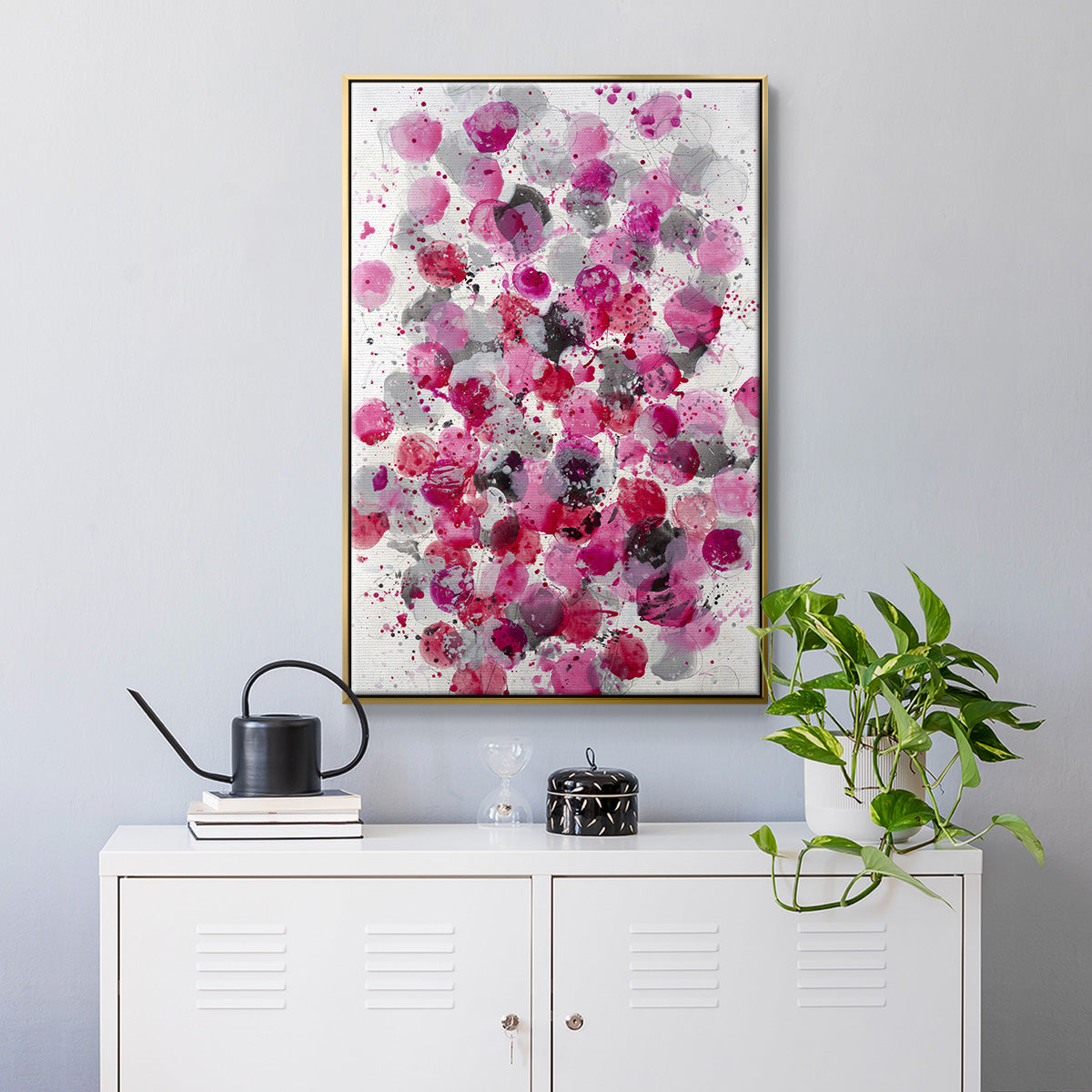Bouquet - Floater Framed Canvas Print