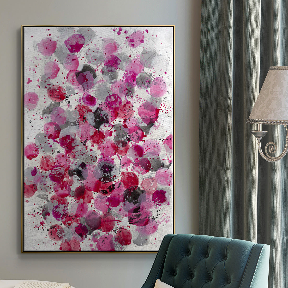 Bouquet - Floater Framed Canvas Print