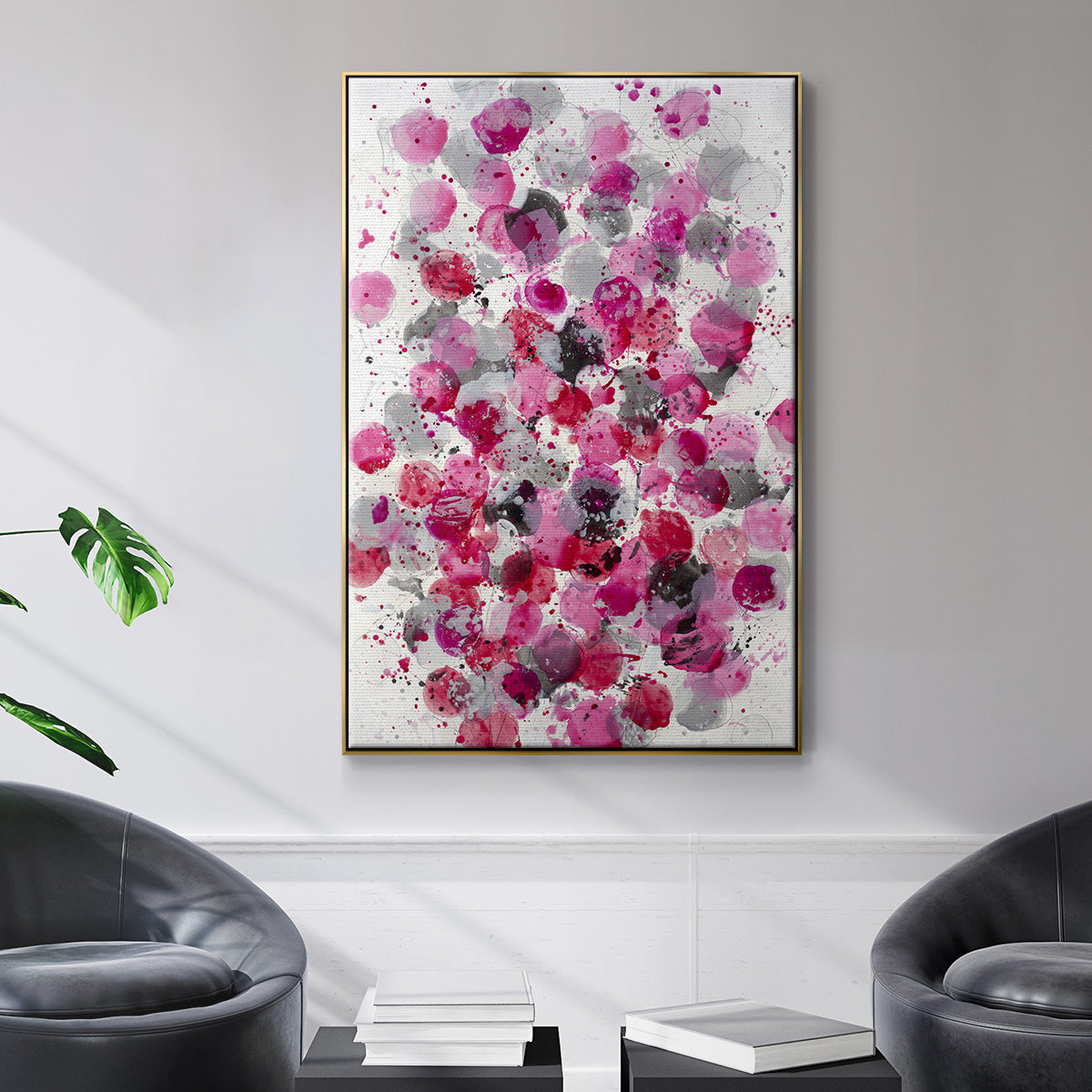 Bouquet - Floater Framed Canvas Print